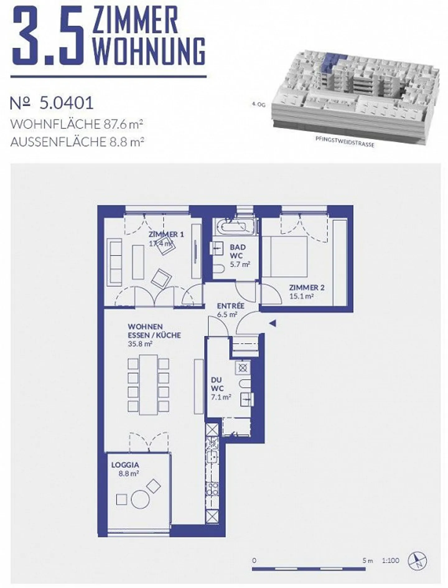 Appartamento in affitto - Foto 7 di 8