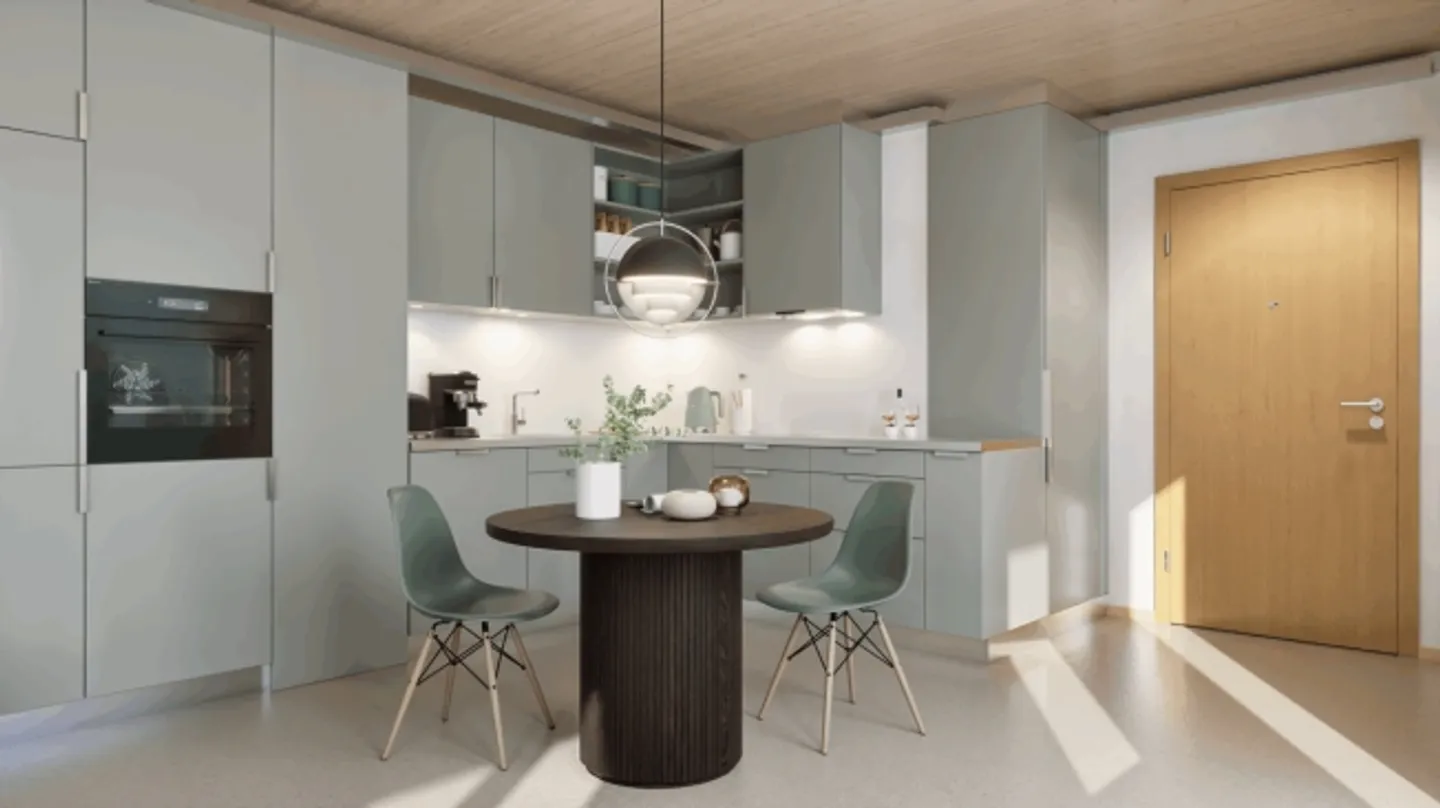 Exclusive 2.5-room penthouse apartment with views of the Rhine, city, and beyond! - Photo 5 of 8