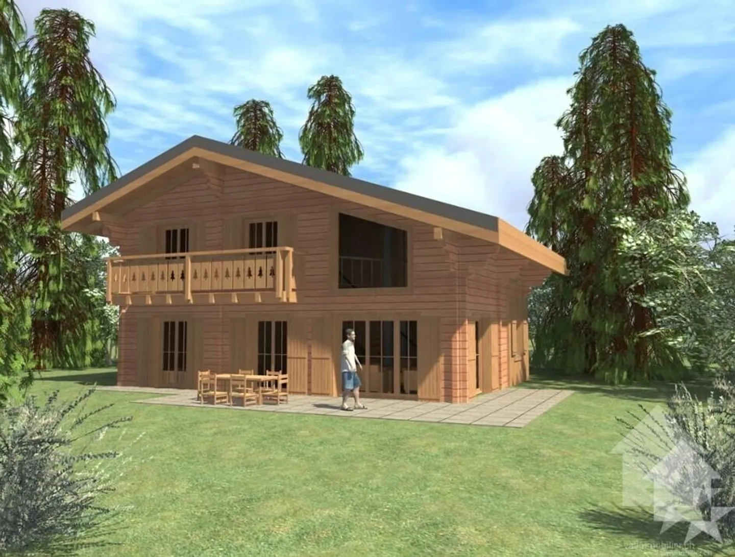 Magnificent chalet to be built of 146 m2 on a plot of 1213 m2 - Photo 1 of 7