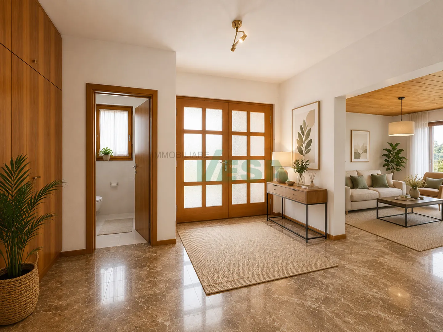 Elegante Villa mit separater 2-Zimmer-Wohnung und großem, ebenem Garten - Foto 14 von 17