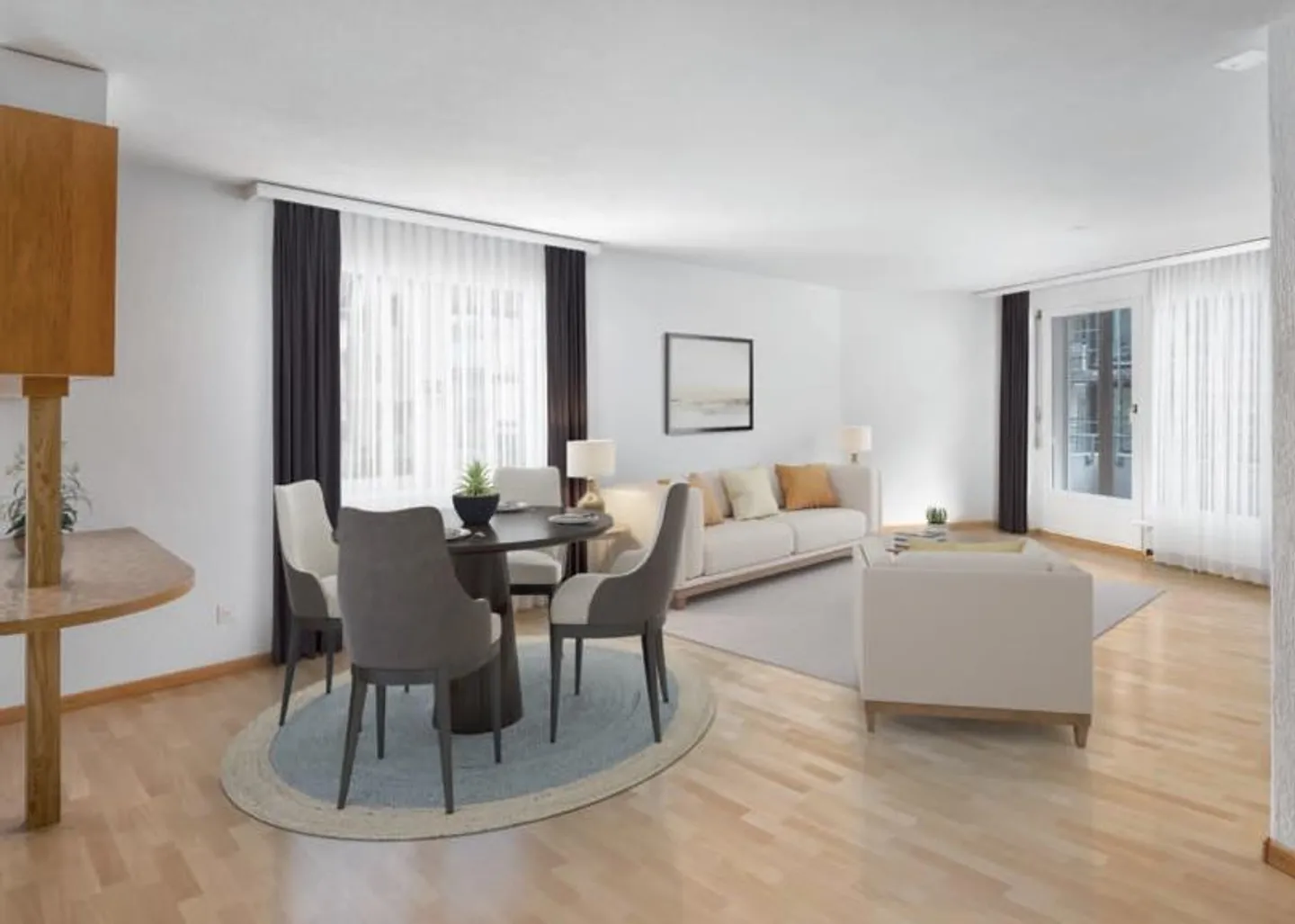 Ruhige 4.5-Zimmer-Wohnung mit Balkon - Foto 1 von 10