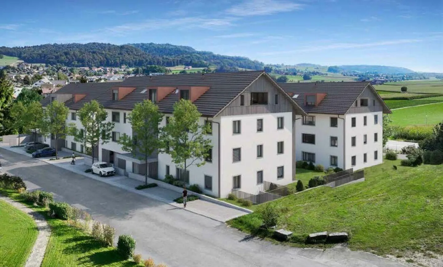 Appartement penthouse moderne de 3,5 pièces dans le nouveau projet « Im Feld » à Othmar... - Photo 2 sur 4