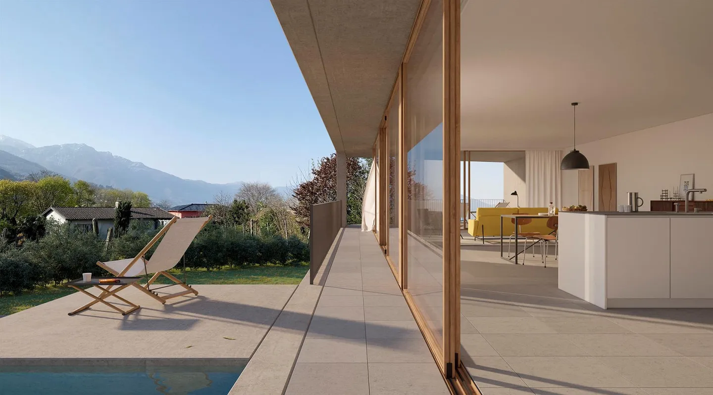 Terrain constructible à Bellinzone-Galbisio avec permis de construire approuvé - Photo 9 sur 15