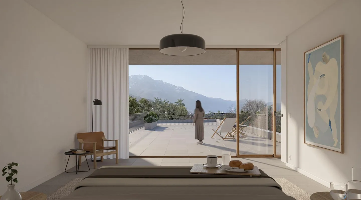 Terrain constructible à Bellinzone-Galbisio avec permis de construire approuvé - Photo 12 sur 15