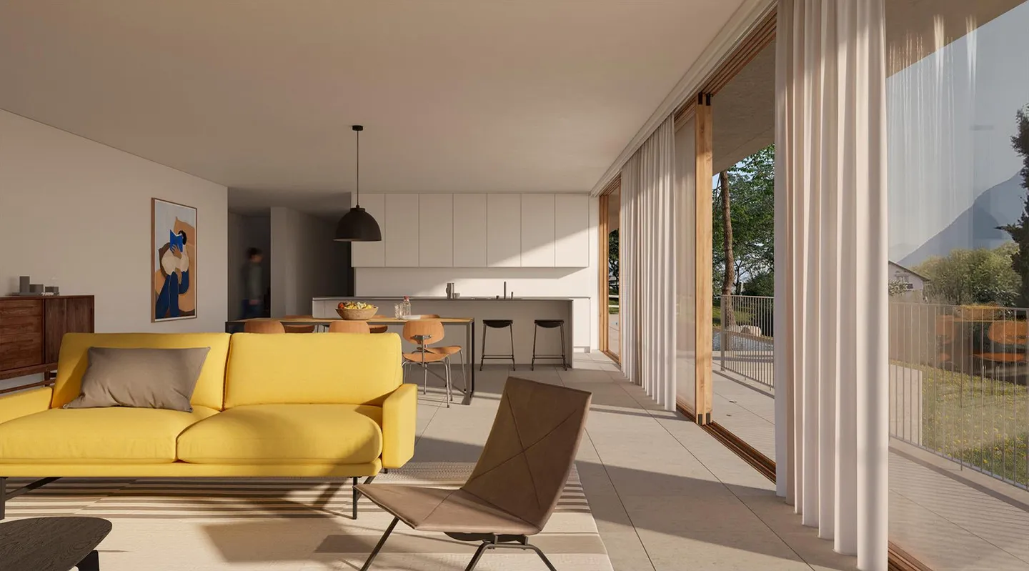 Terrain constructible à Bellinzone-Galbisio avec permis de construire approuvé - Photo 11 sur 15