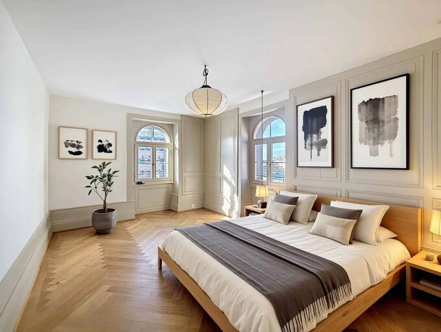 Top Floor - Spacious 3.5 rooms 99 m2 + attic in a renovated old building - Photo 5 of 10