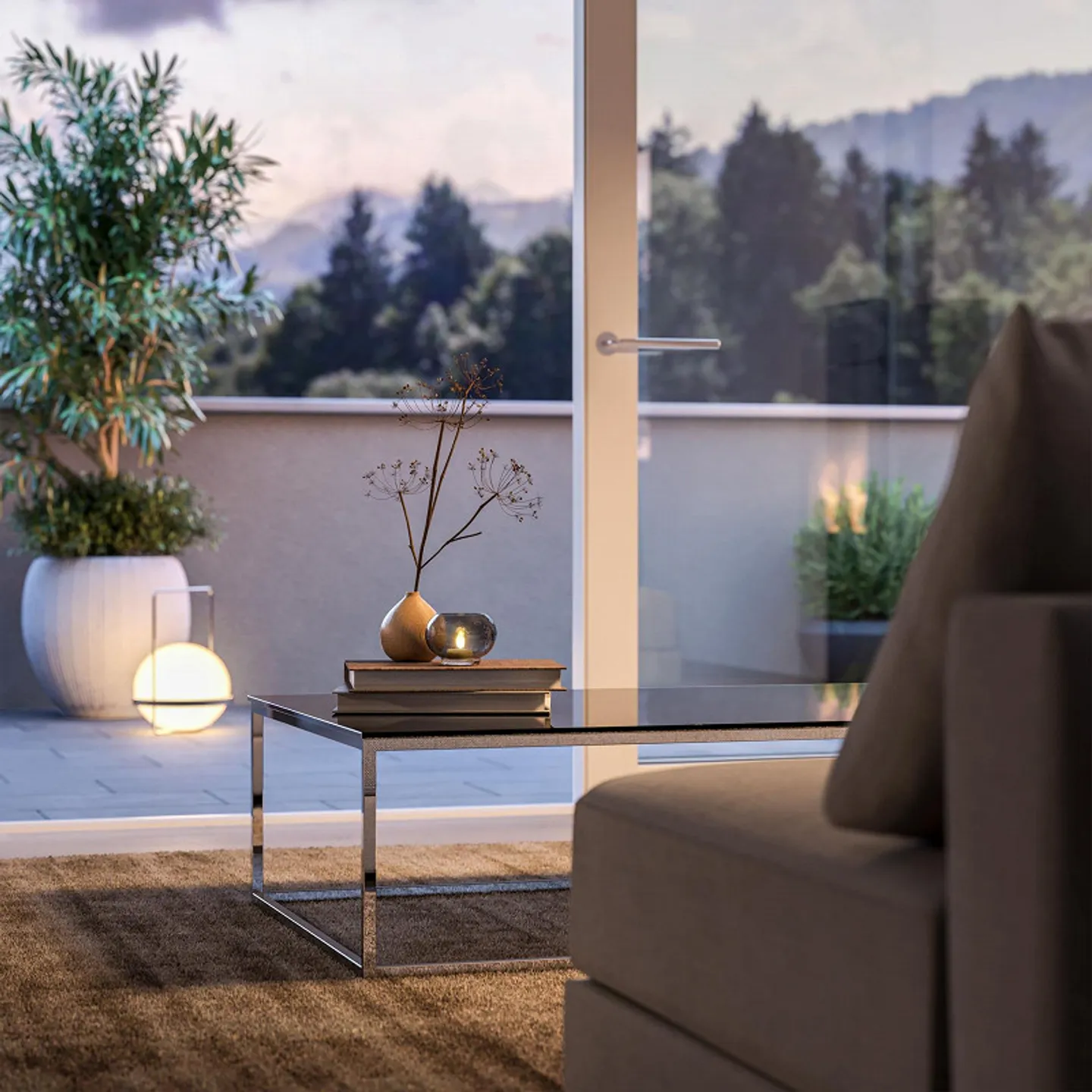 Nobile appartamento attico di 4 stanze su 126m2 con vista sul Belpberg - Foto 3 di 6