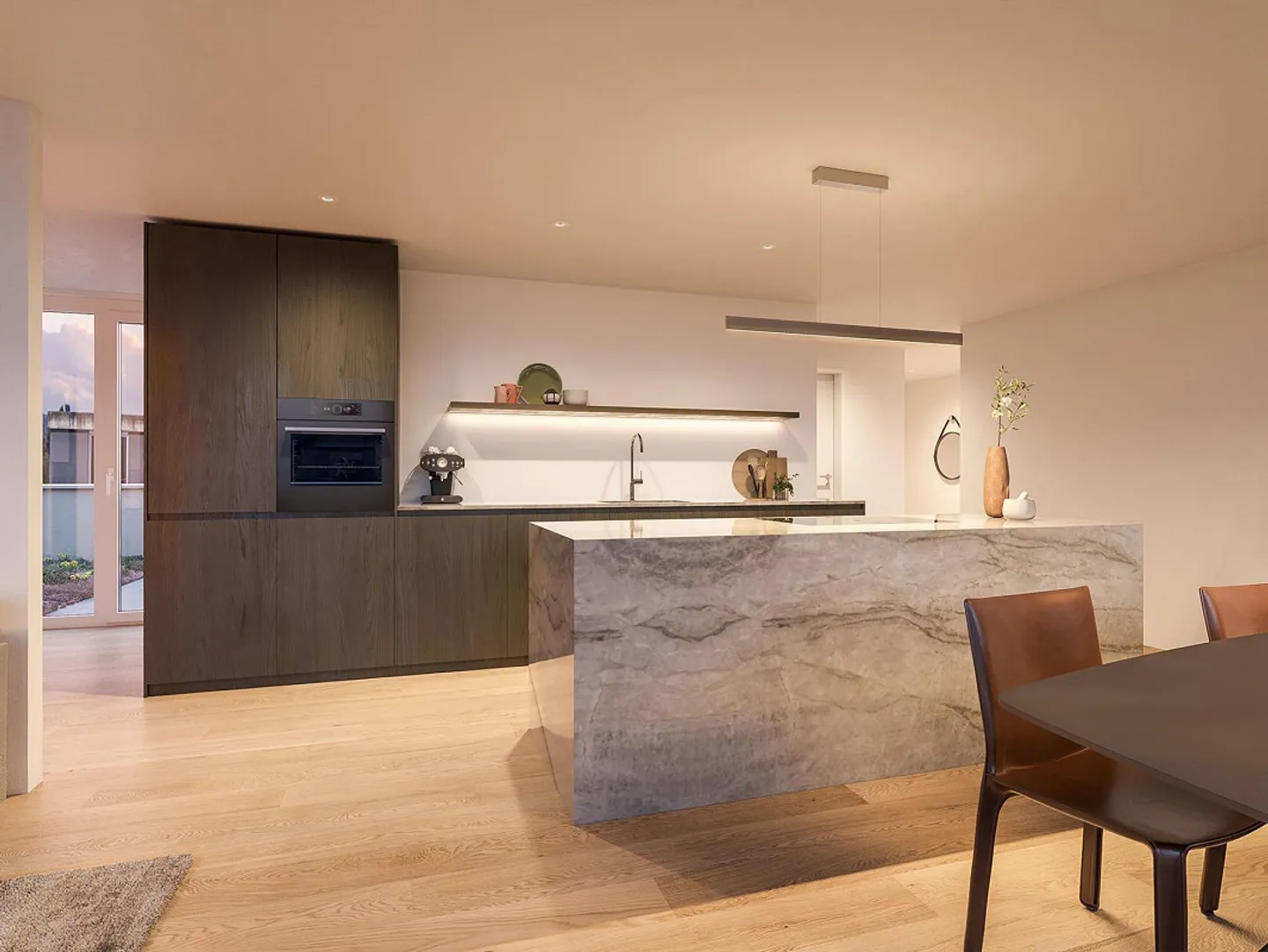 Nobile appartamento attico di 4 stanze su 126m2 con vista sul Belpberg - Foto 4 di 6