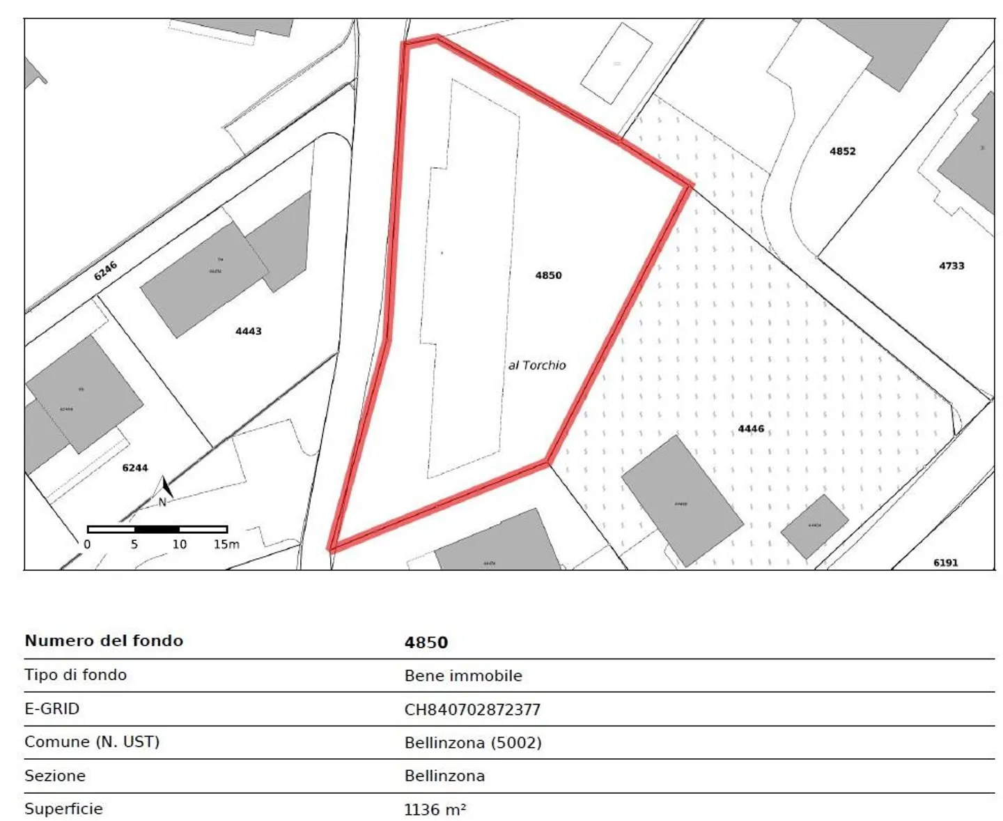 Terrain constructible à Bellinzone-Galbisio avec permis de construire approuvé - Photo 14 sur 15