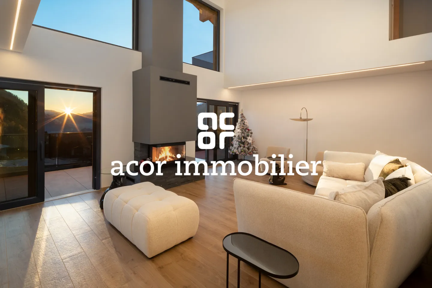 Chalet 6,5 camere con alto standard a Lens – vista straordinaria - Foto 1 di 6