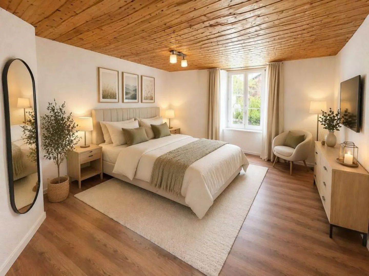 Cortébert, schöne 2,5-Zimmer-Wohnung im Erdgeschoss - Foto 2 von 6