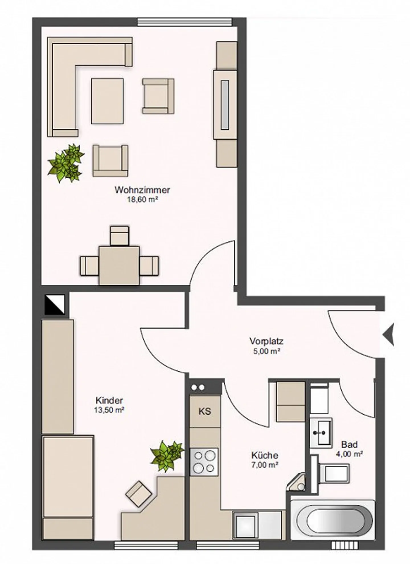 Charmante 2-Zimmerwohnung - Foto 7 von 7