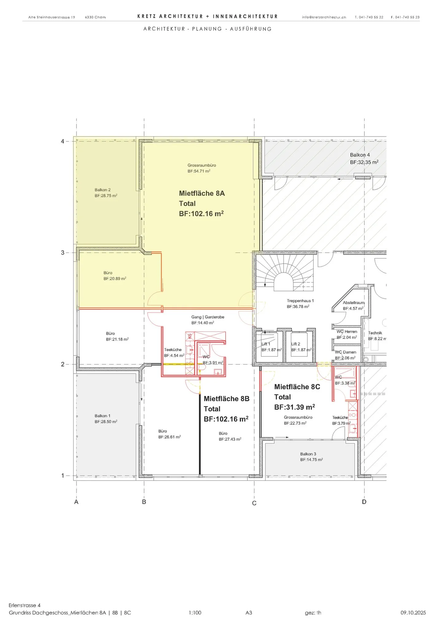 Uffici moderni a Risch-Rotkreuz con una splendida terrazza - Foto 9 di 9