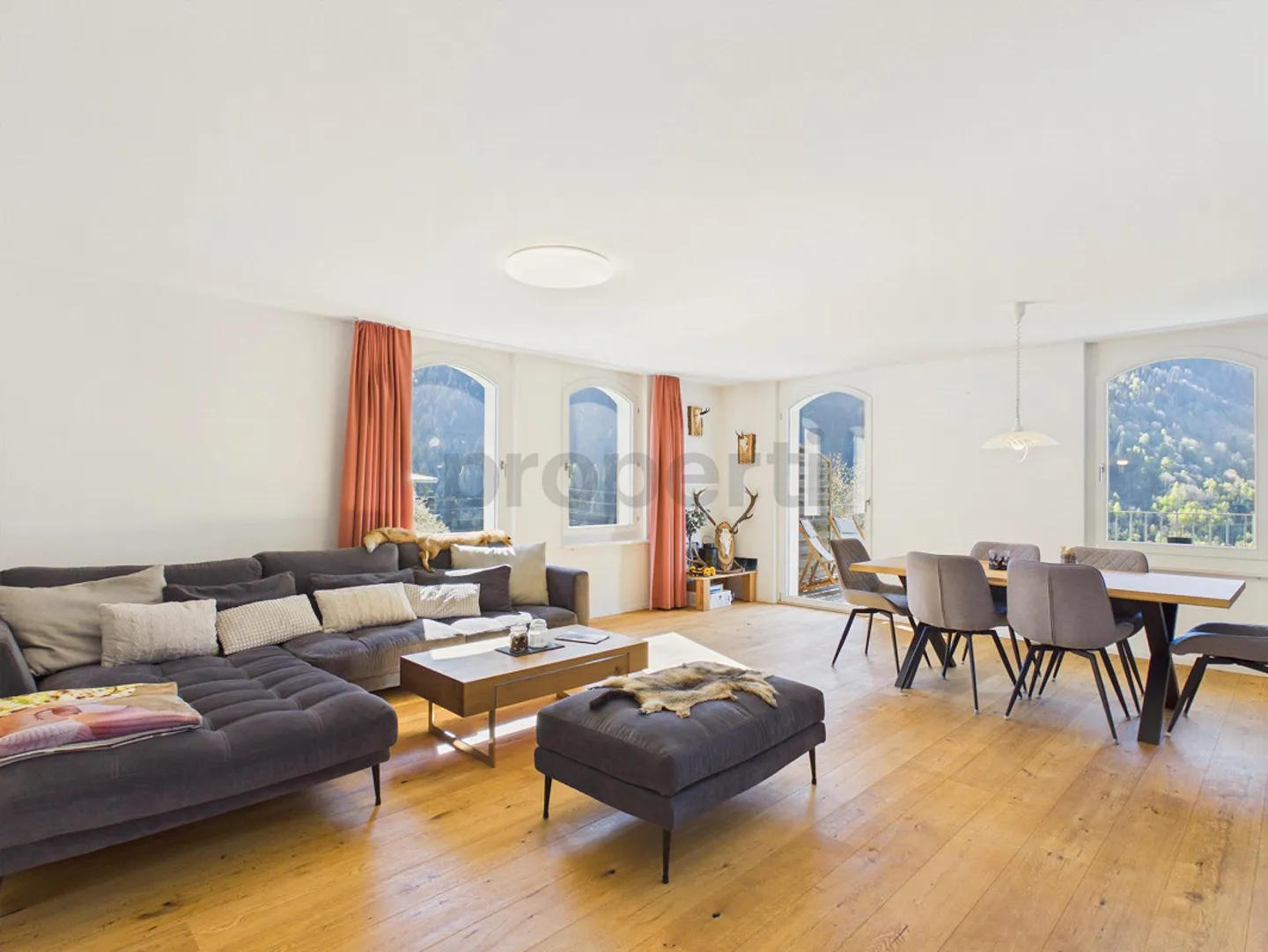 Modern 2.5-room apartment with large balcony in Rabius - Photo 1 of 13