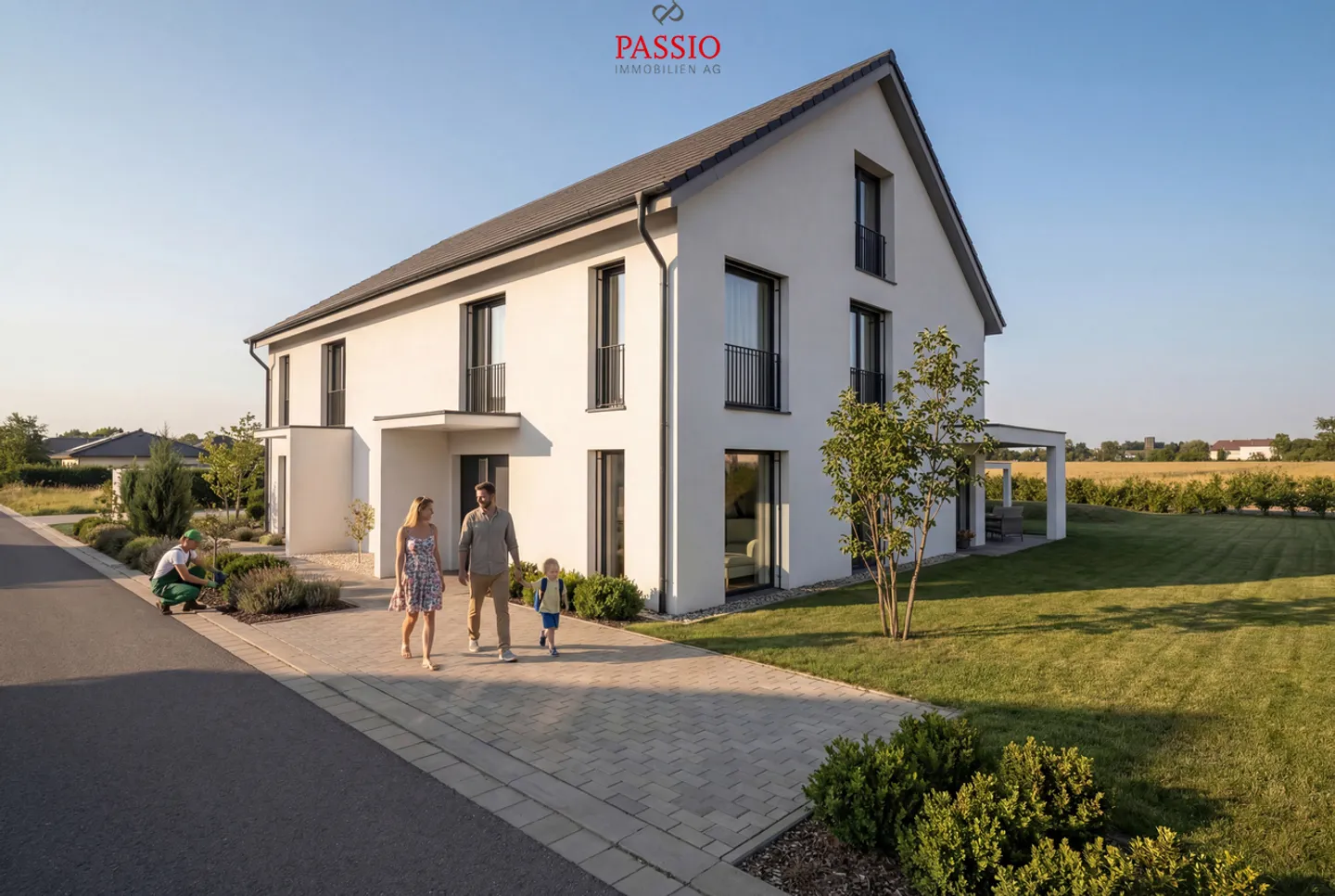 New construction with design options: Modern 6.5-room semi-detached house - Photo 11 of 16