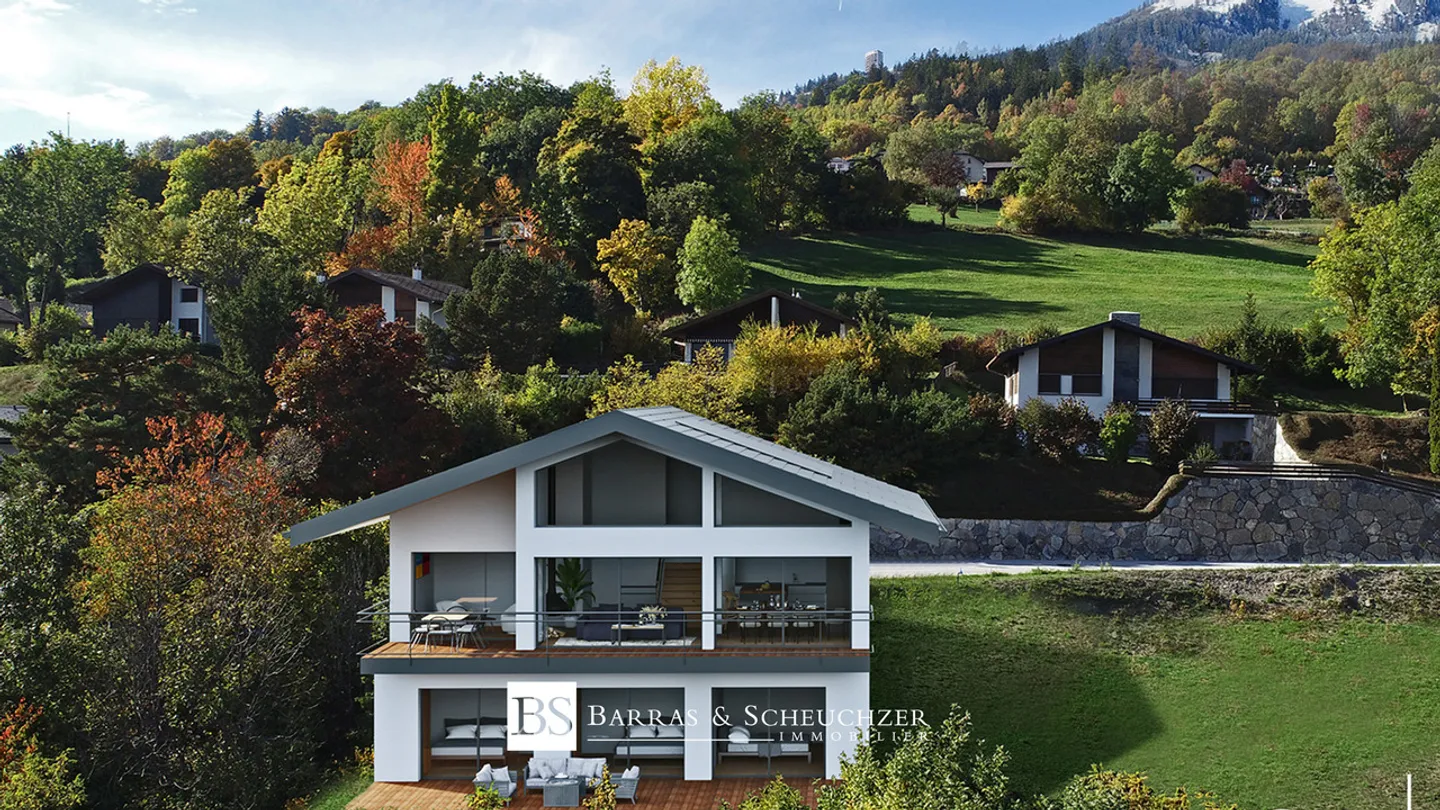 Bella casa unifamiliare su progetto con vista - Foto 1 di 5