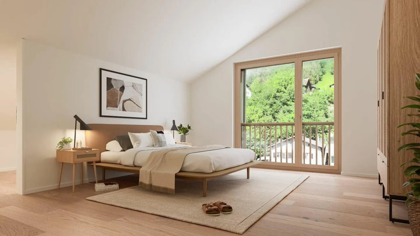Première occupation | Appartement lumineux de 2,5 pièces avec loggia - Photo 5 sur 11