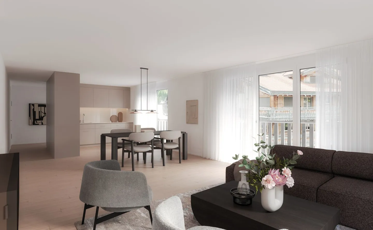 CASA AL RIVA | 2.5-Room Apartment No. 201 (First Occupancy) - Photo 1 of 5