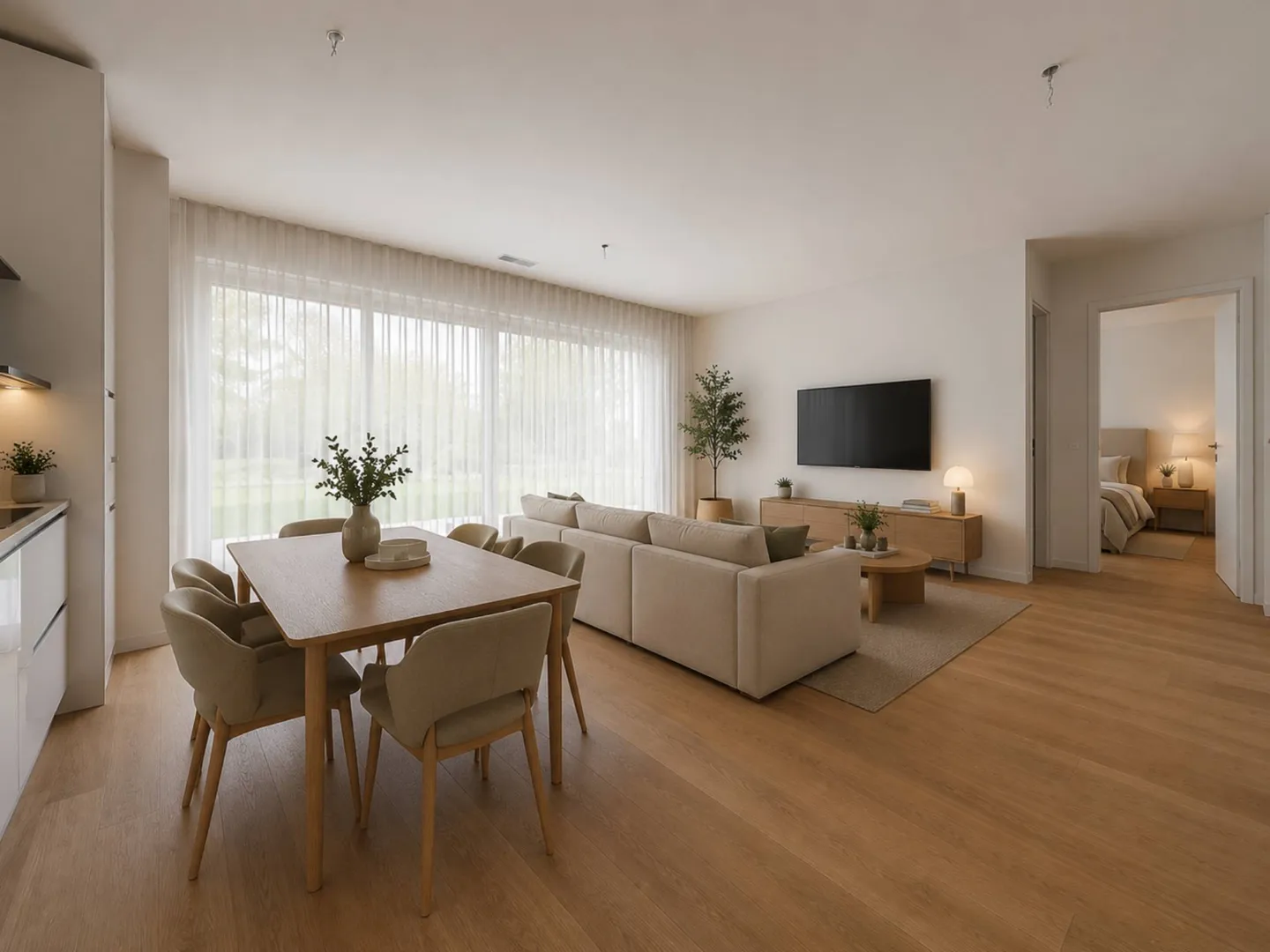 Nuovo appartamento di 2,5 stanze con terrazza e giardino privato - Foto 3 di 4