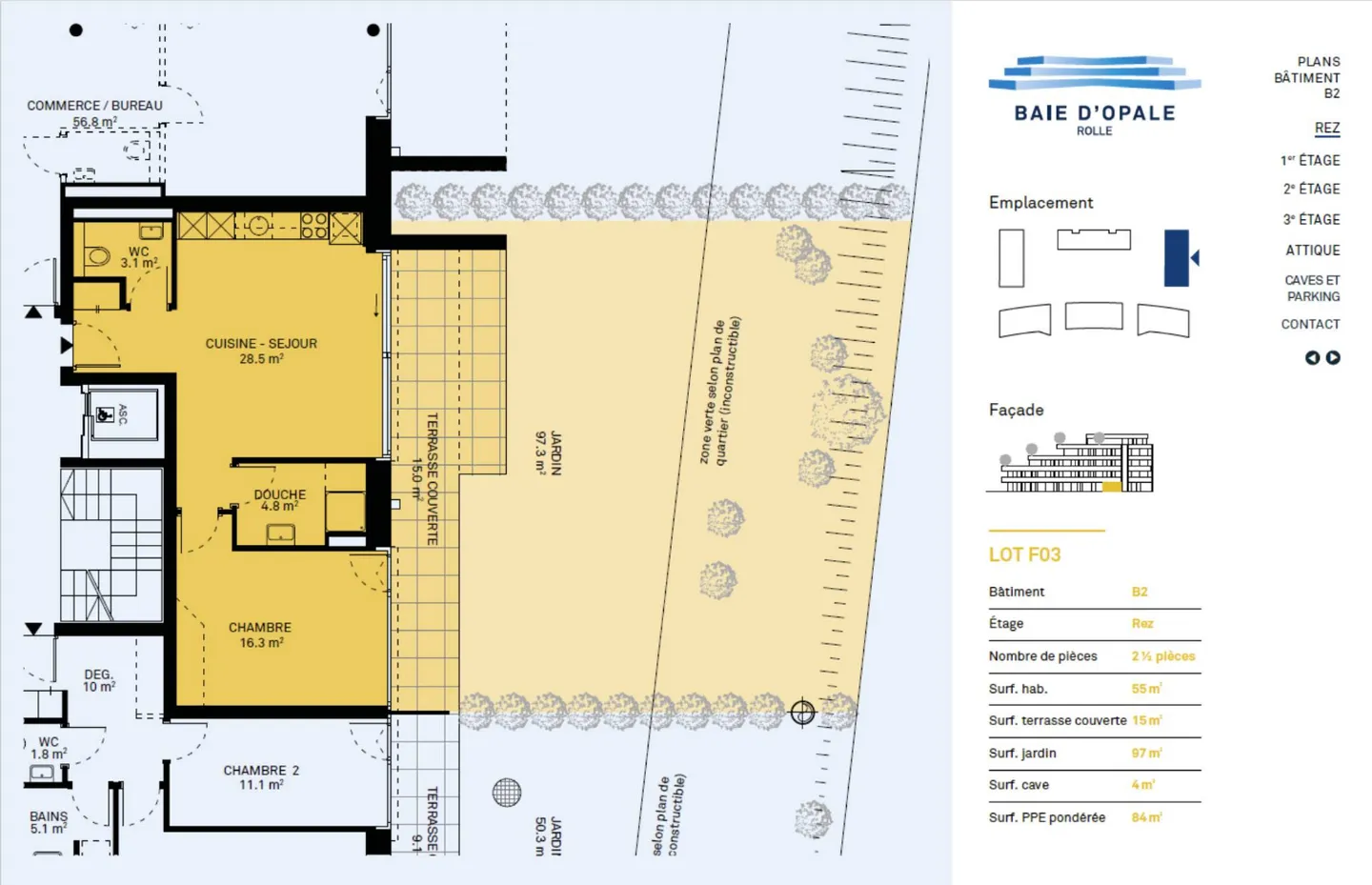 Nuovo appartamento di 2,5 stanze con terrazza e giardino privato - Foto 4 di 4