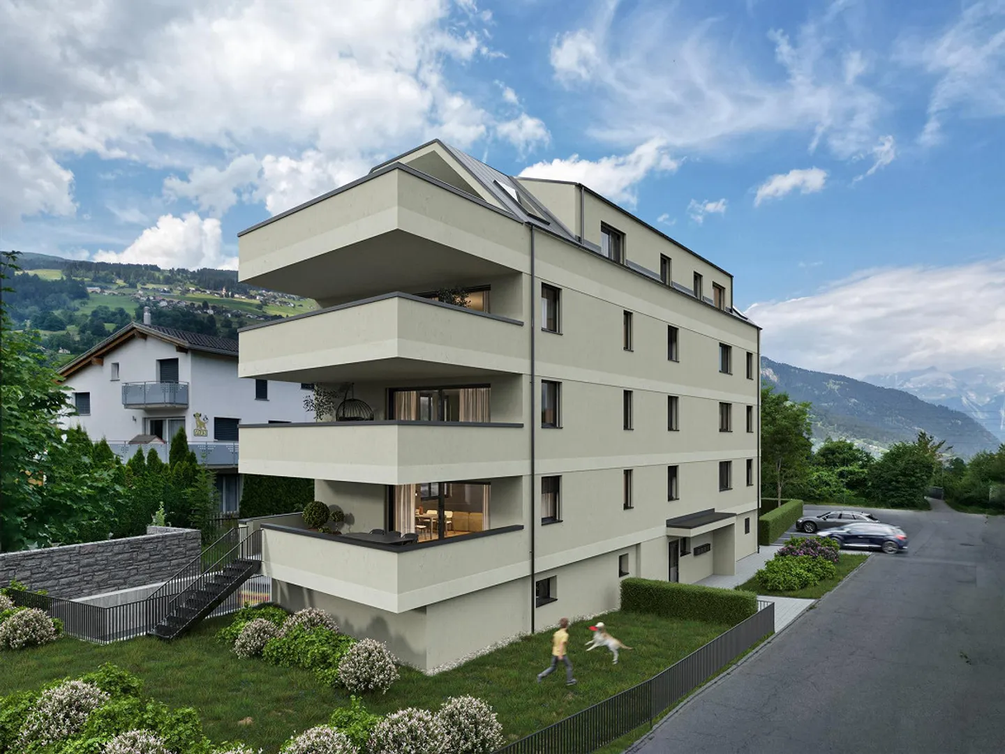 Attikawohnung im Neubauprojekt Beverinblick in Thusis - Foto 1 von 4