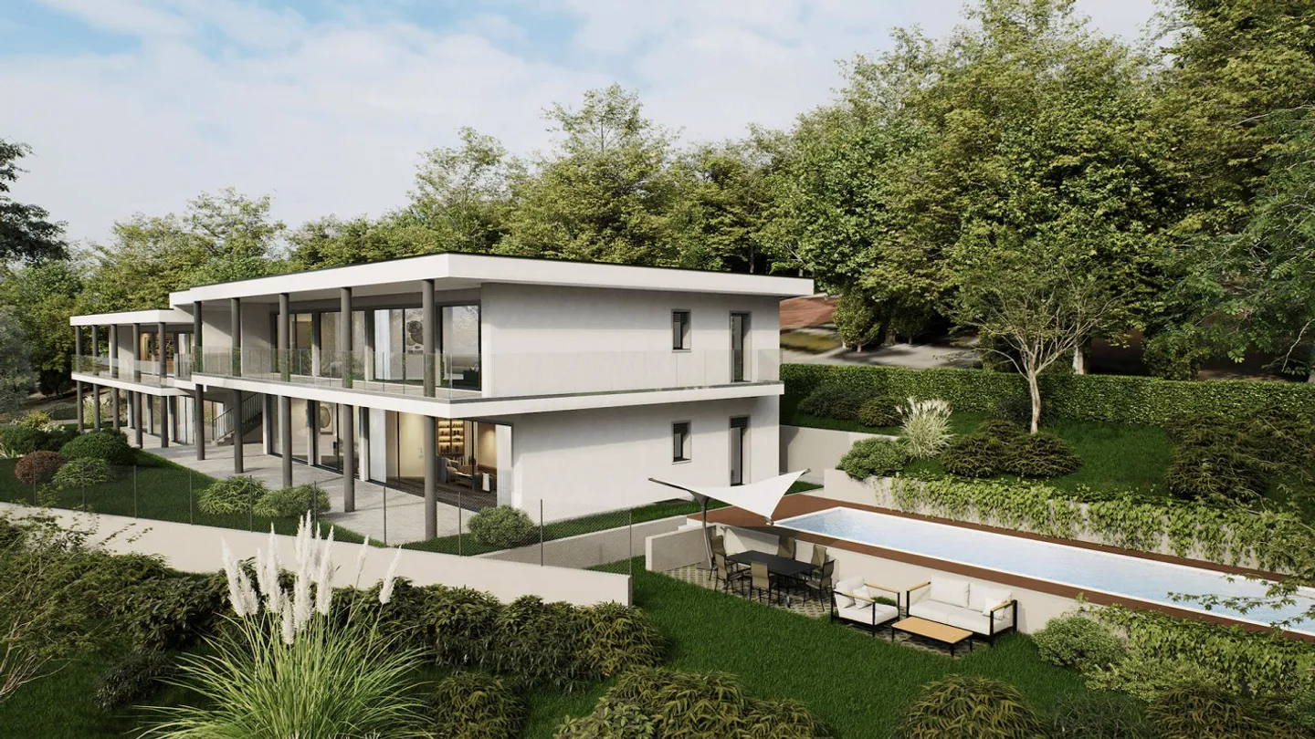 Résidence exclusive en construction à Lugano - Photo 1 sur 6