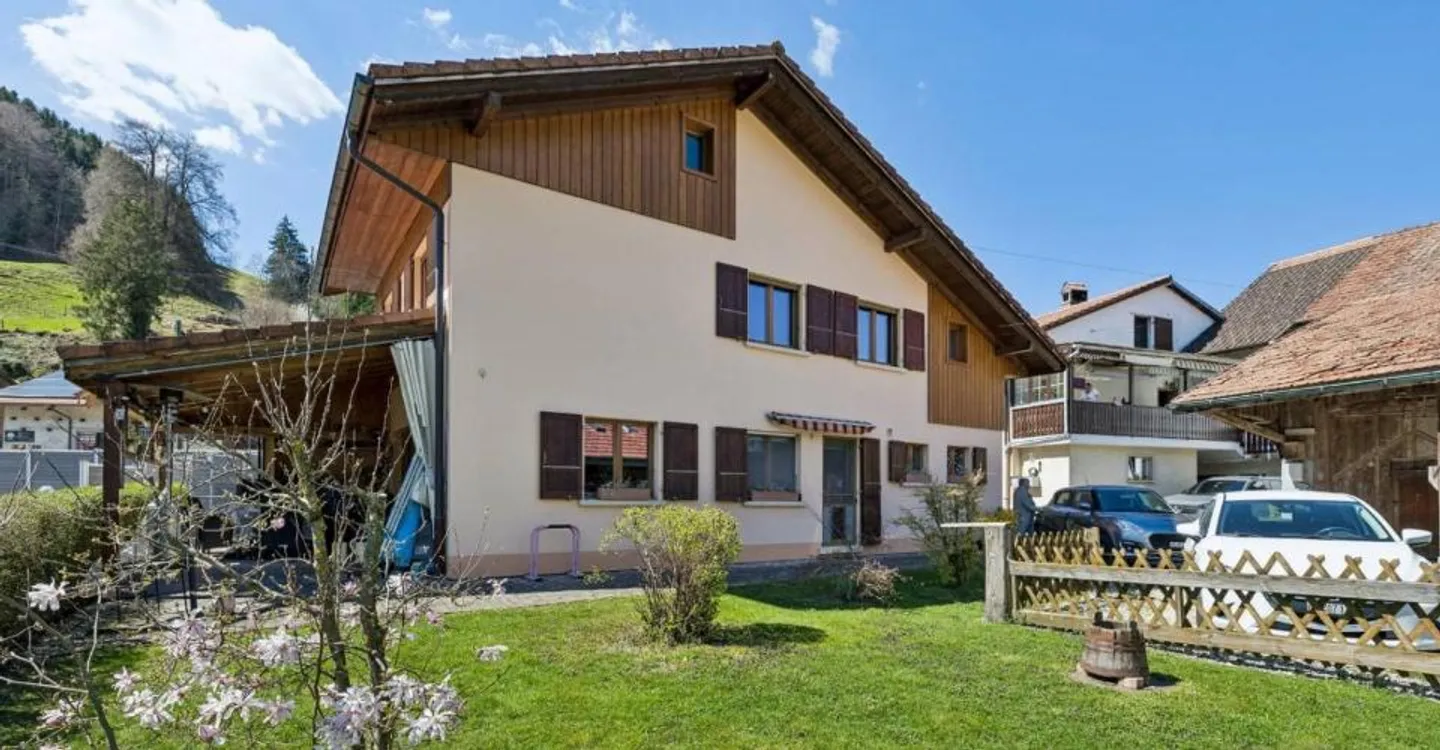Cozy House with Unobstructed View of the Mountains in Enney - Photo 1 of 6