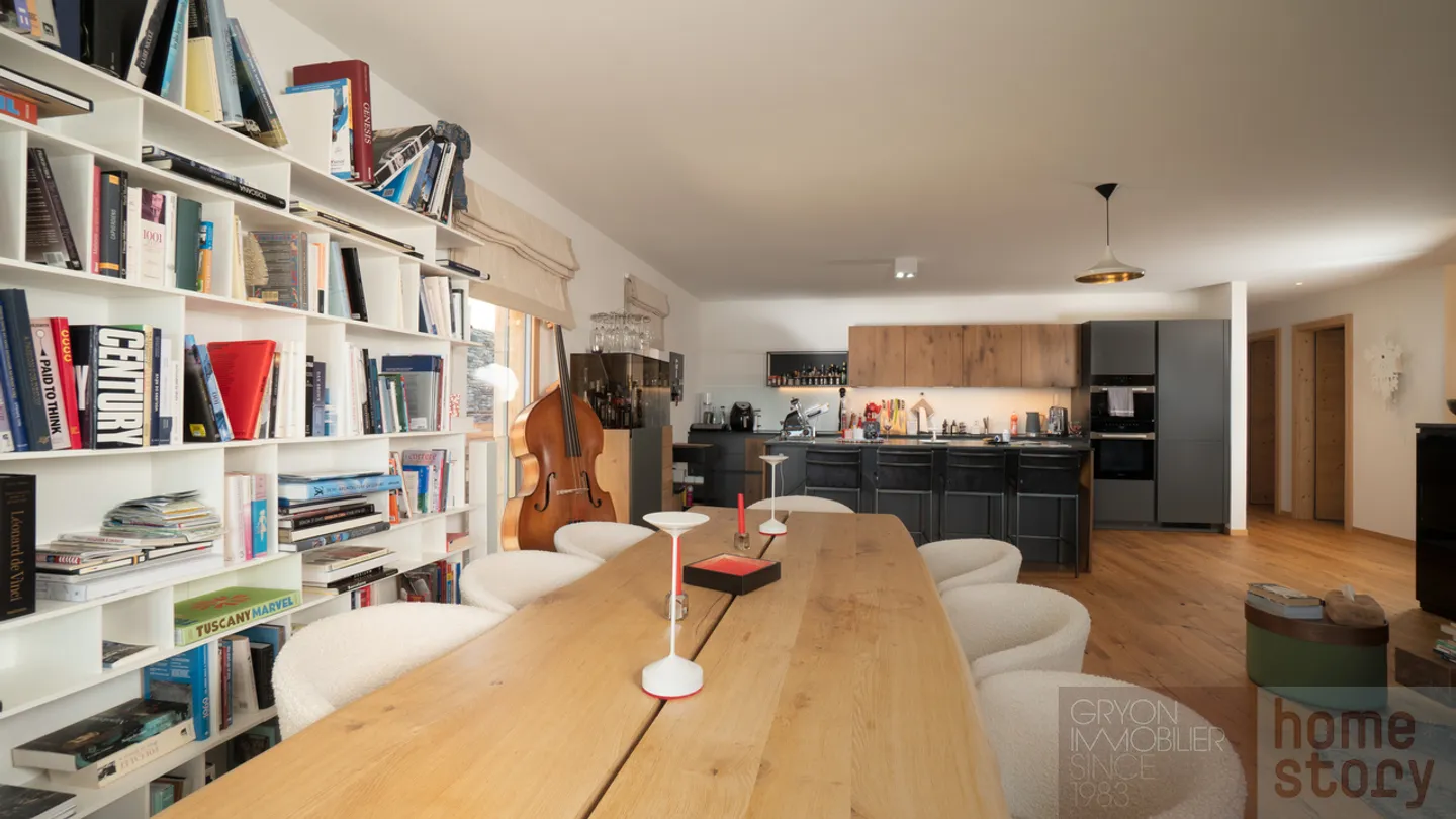 Centro di Villars, 4,5 camere di alto standard (128 m², 2020) - Foto 4 di 17