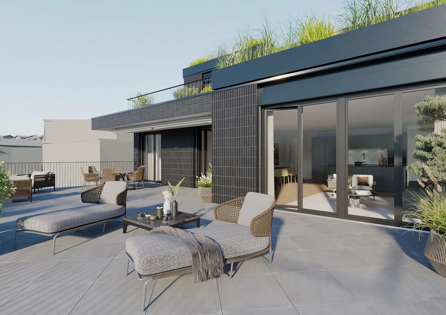 Luxuriöse Terrassenwohnung in Stäfa - Foto 8 von 10