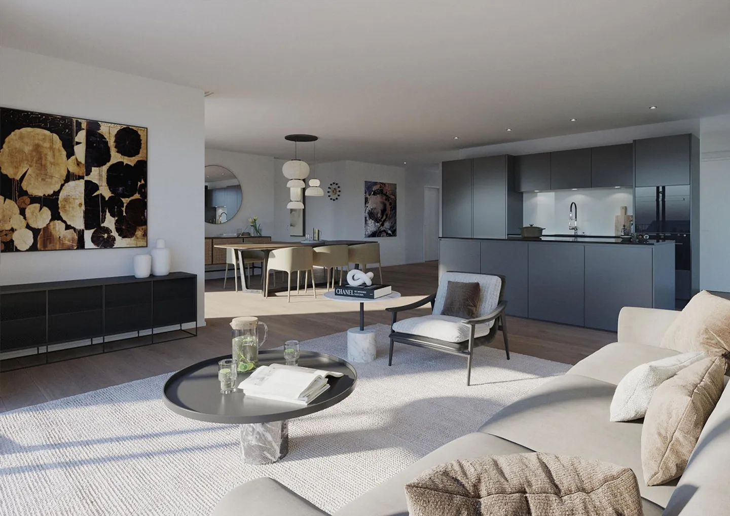 Luxuriöse Terrassenwohnung in Stäfa - Foto 7 von 10