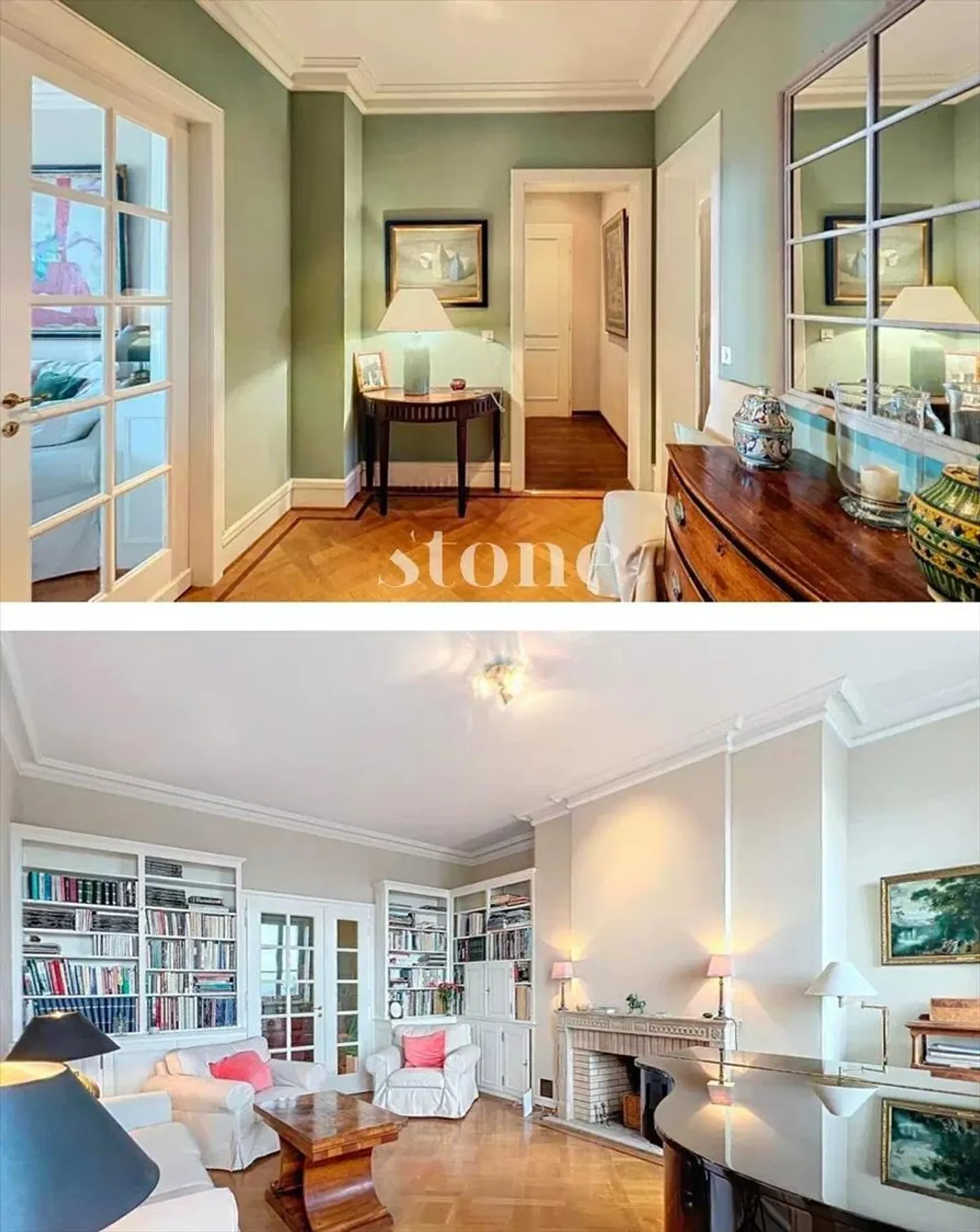 Elegantes Apartment mit 6 Zimmern im Schloss Veyrier - Foto 3 von 11