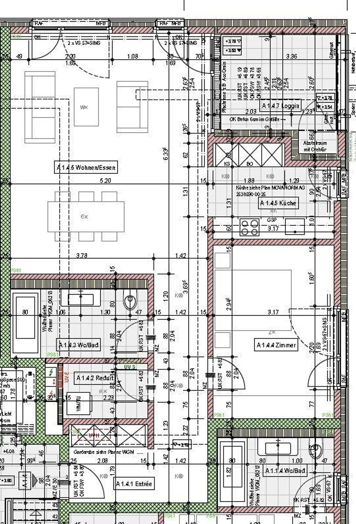 Appartamento moderno di 2,5 locali in affitto - Foto 7 di 7