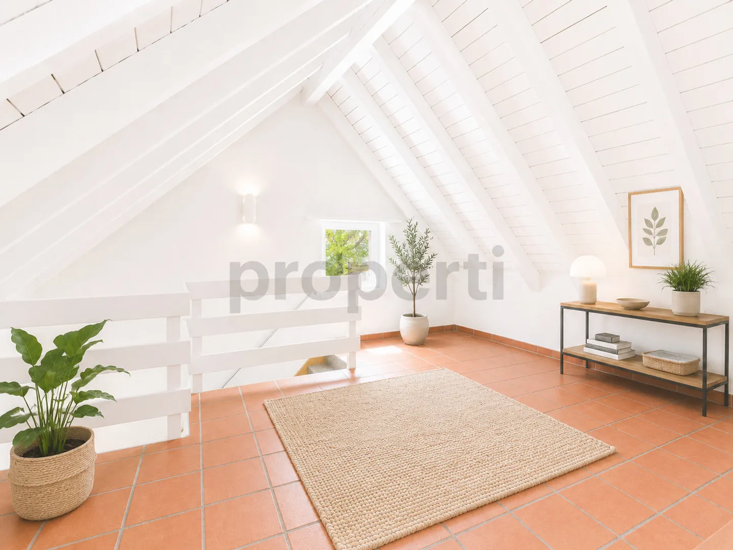 Luminoso appartamento mansardato di 4,5 stanze con balcone e spese accessorie incluse a Beringen - Foto 4 di 13