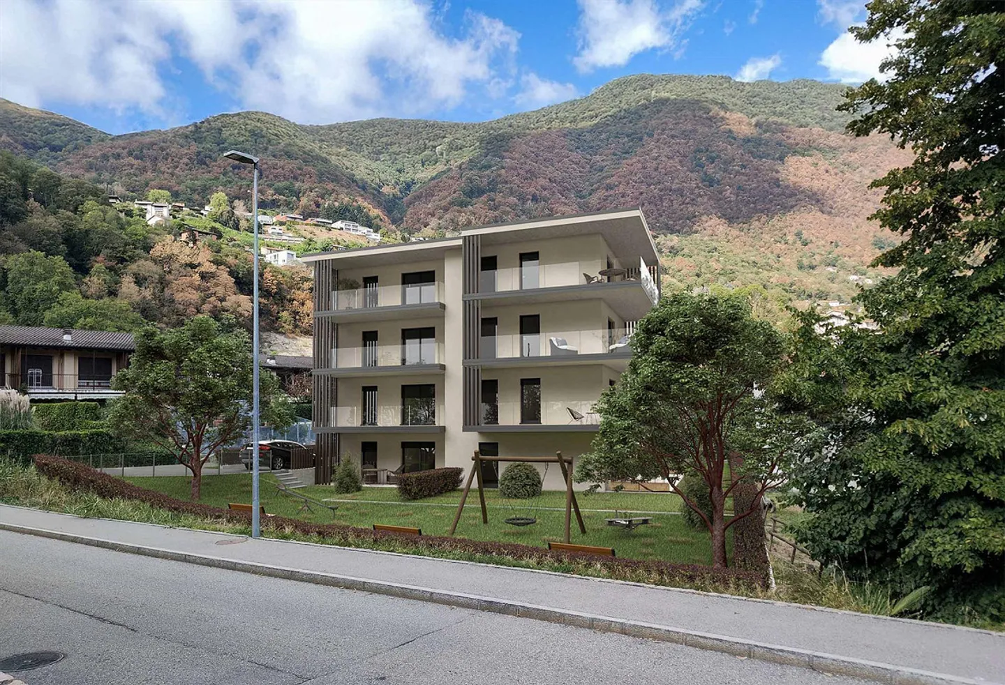 Attico 3.5 locali con tetto terrazza a Vacallo - Foto 4 di 7