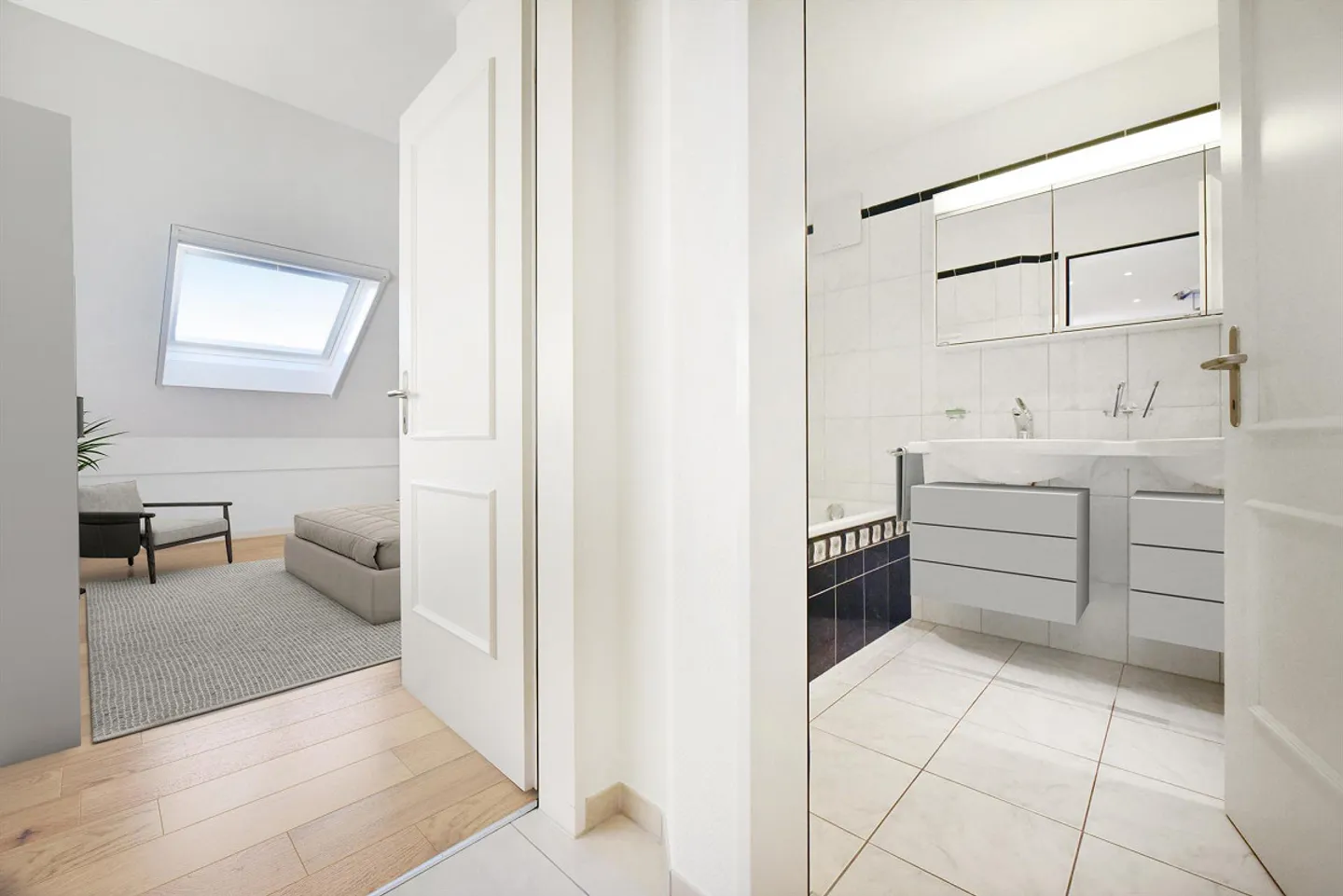 Appartamento mansardato di 4 stanze - Foto 10 di 14