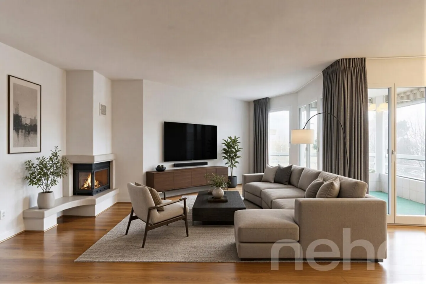 In the heart of Marly: Bright 4.5 rooms with a beautiful unobstructed view - Photo 3 of 12