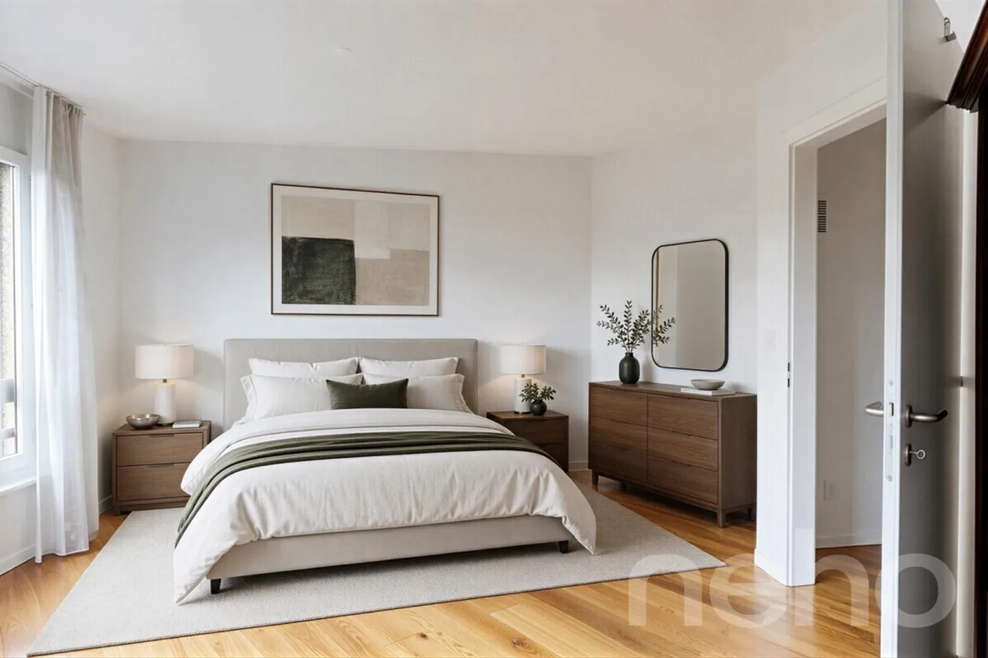 In the heart of Marly: Bright 4.5 rooms with a beautiful unobstructed view - Photo 7 of 12