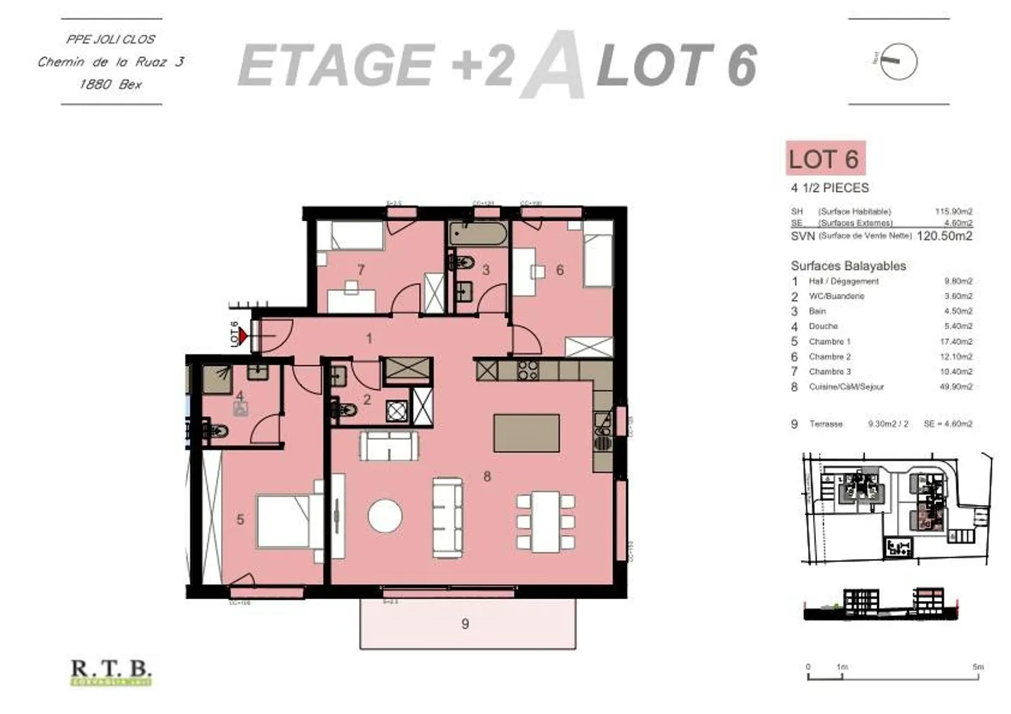 4.5 Room Apartment in Bex - Photo 6 of 13