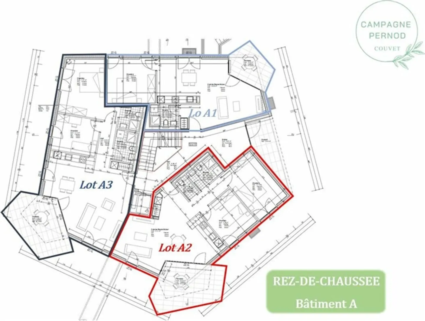 Nuovo appartamento di 4,5 stanze con balcone Campagna Pernod, Los A6 - Foto 17 di 20