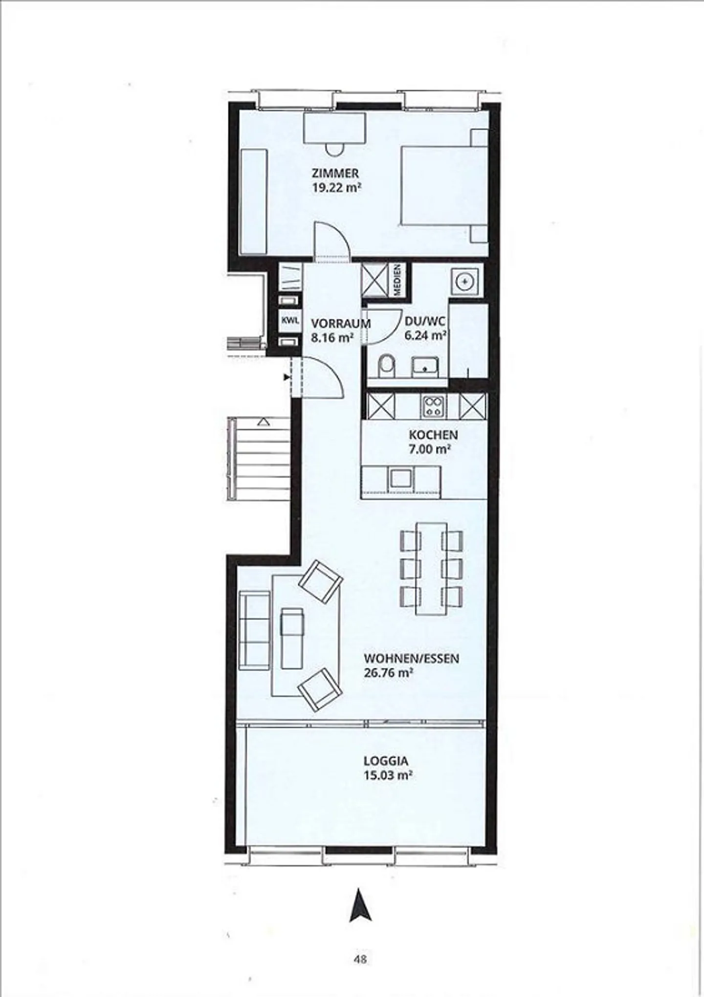 Modernes Apartment in grüner Lage - Foto 9 von 9