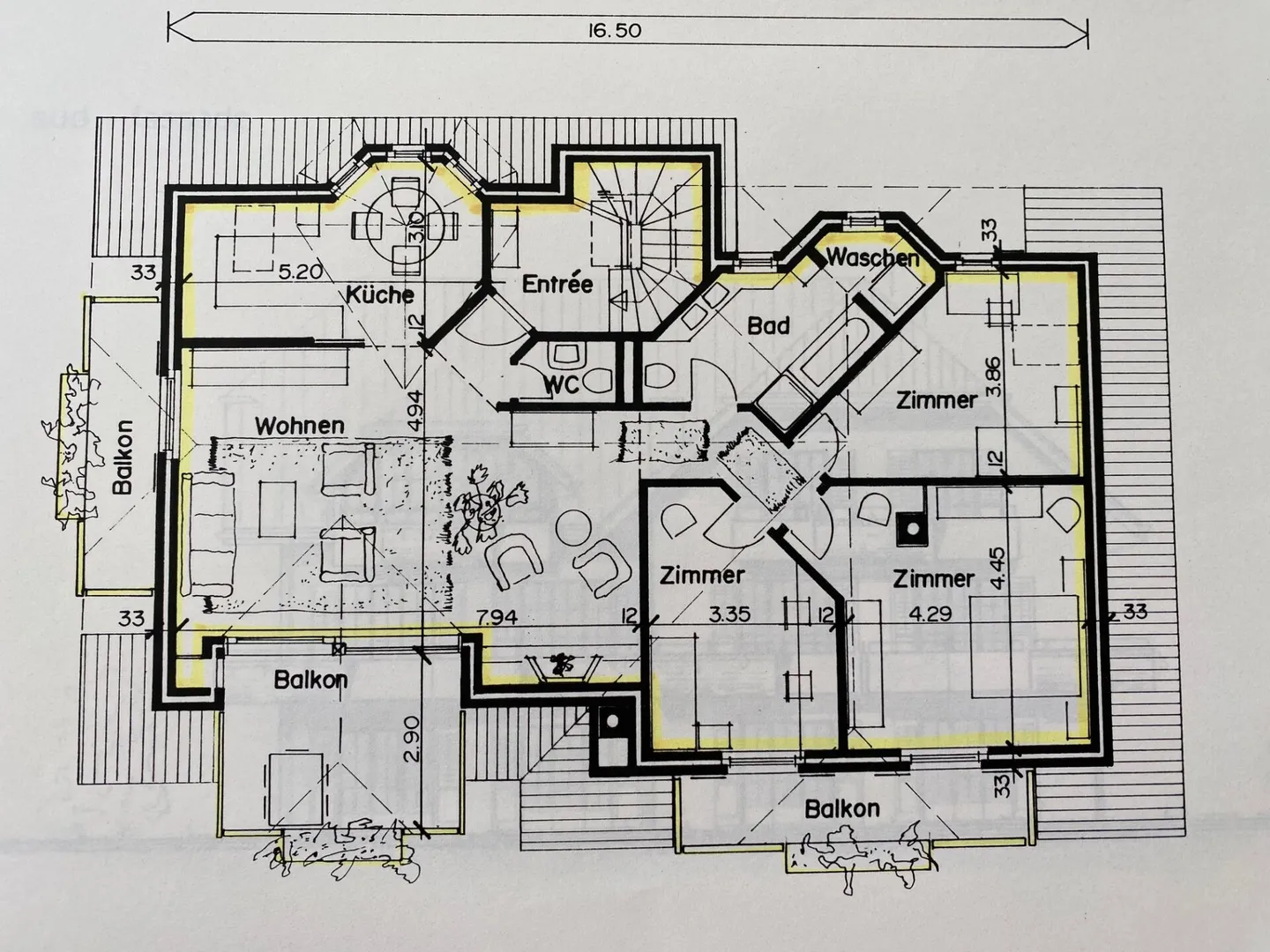 Charmante Dachwohnung mit Balkonen - Foto 16 von 16