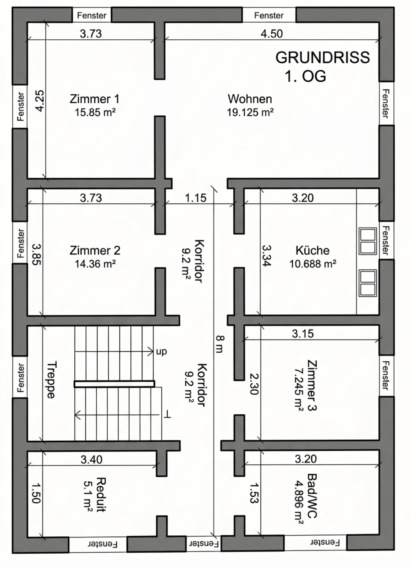 Geräumiges Zweifamilienhaus mit Potenzial - Foto 18 von 18