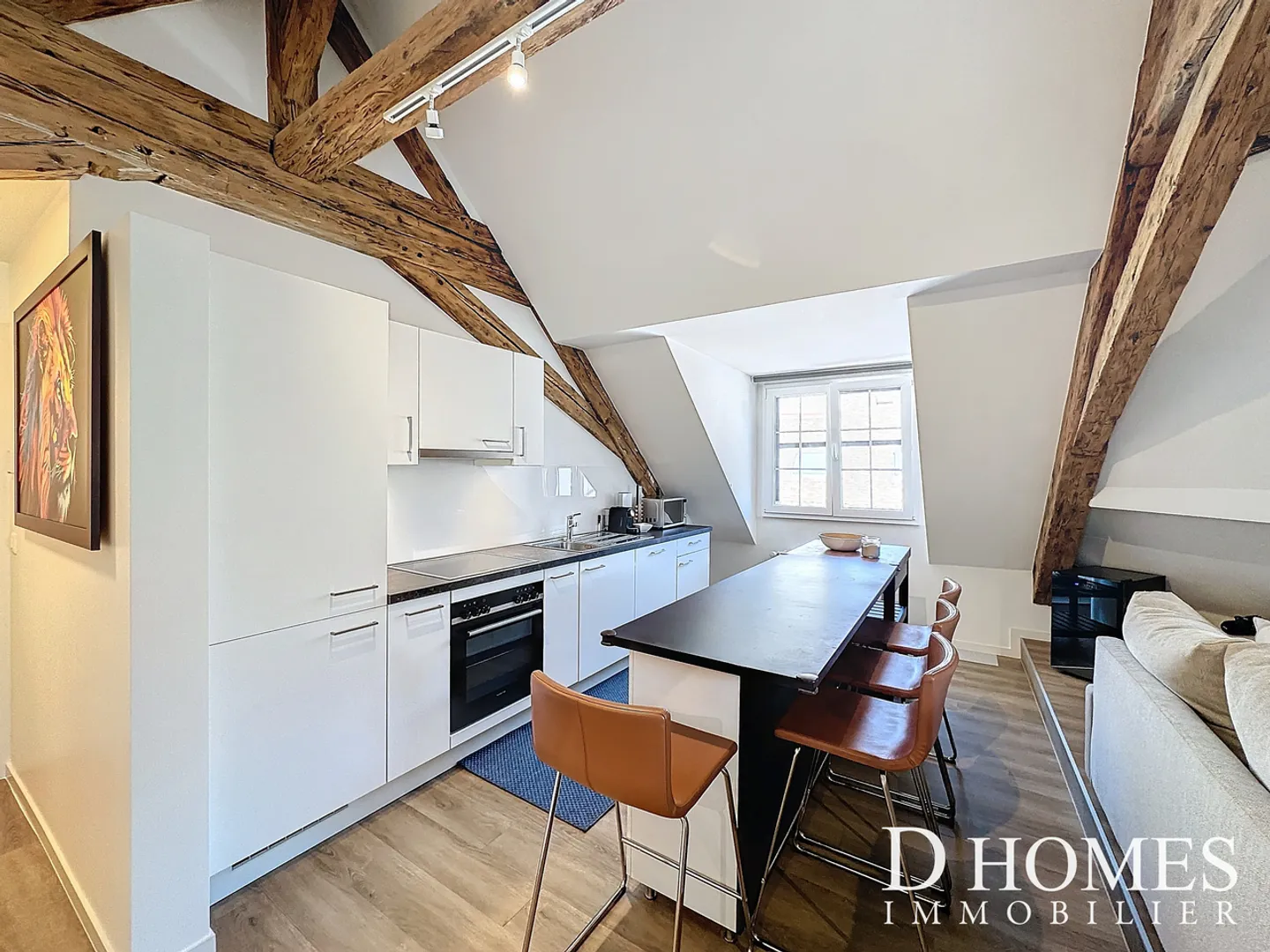 EXCLUSIVE - Renovated loft-style apartment in the center of Aubonne - Photo 2 of 8