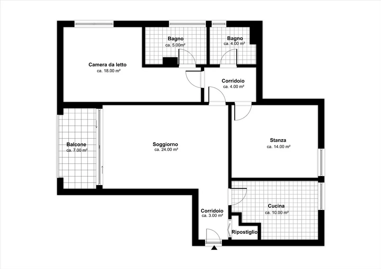 3.5 locali in zona strategica per famiglie con 2  pigioni nette gratuite! - Photo 8 of 8
