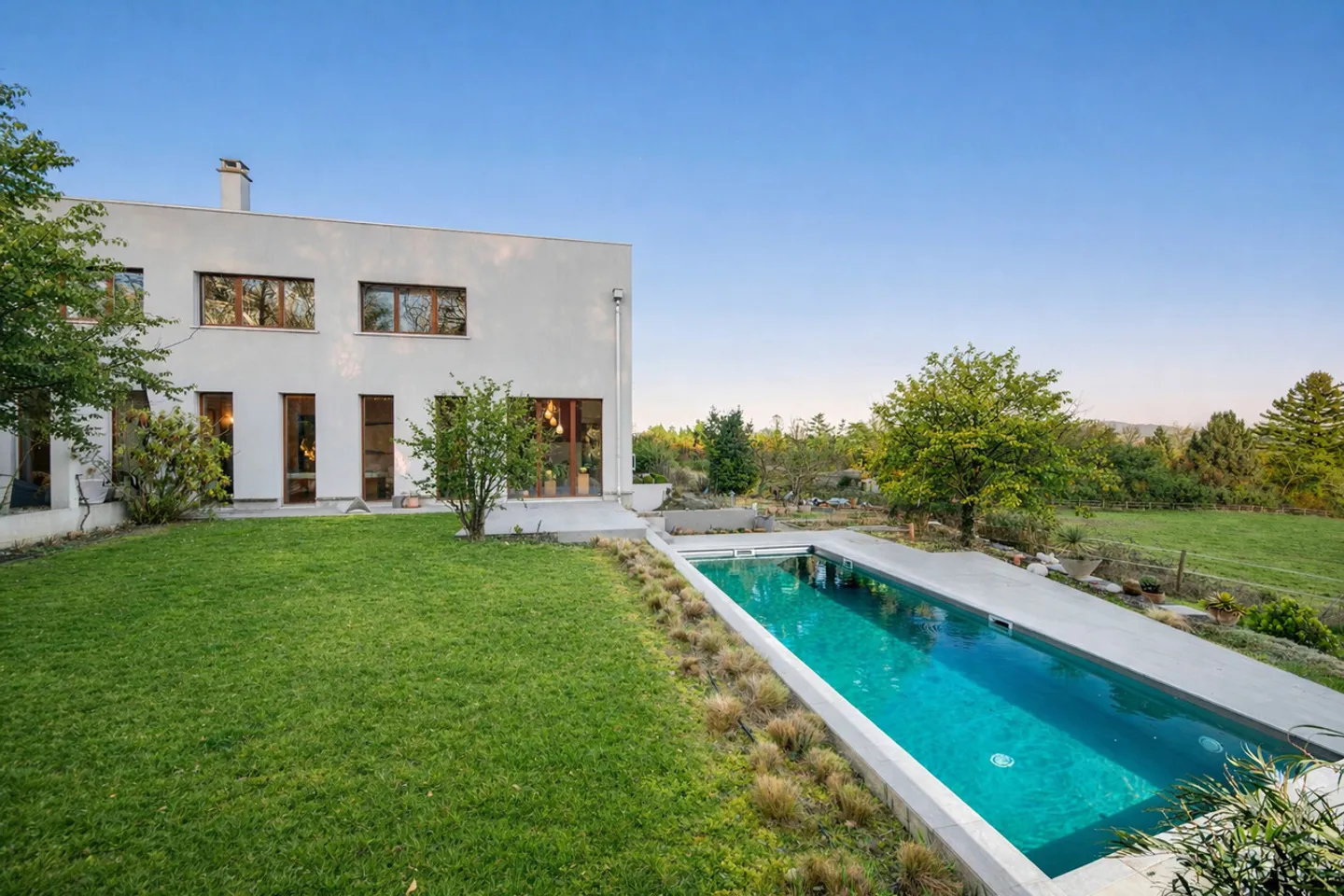 Villa contemporaine avec vue sur le Mont-Blanc - Photo 21 sur 22