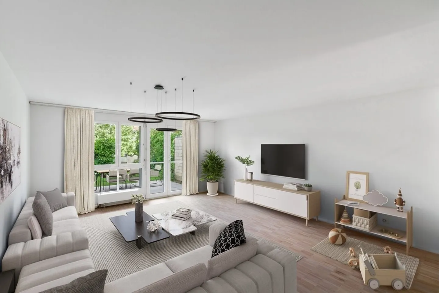 Maisons de ville de 4,5 pièces fraîchement rénovées - Photo 3 sur 12