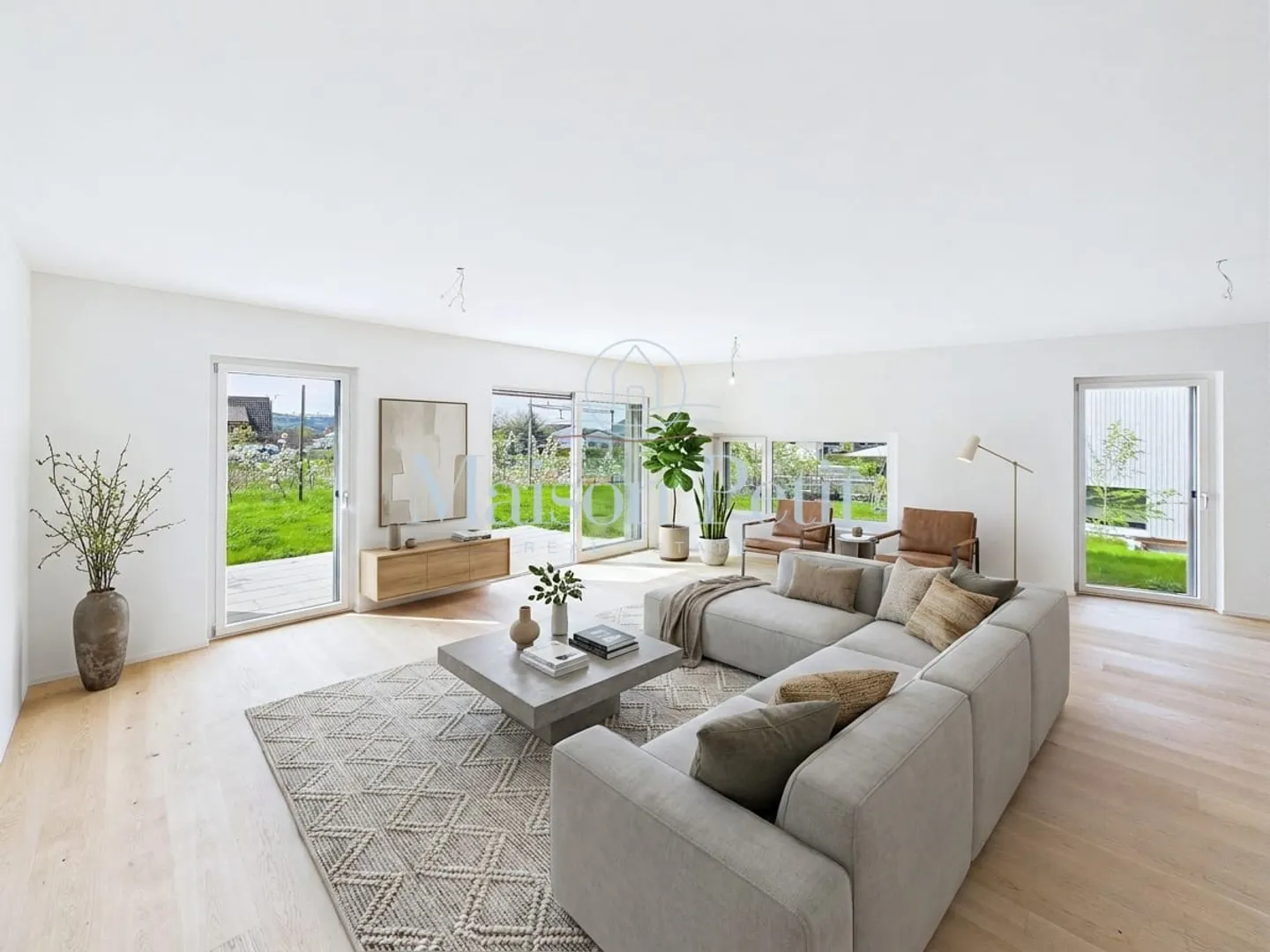 Modernes Doppelhaus mit offener Küche - Foto 1 von 13