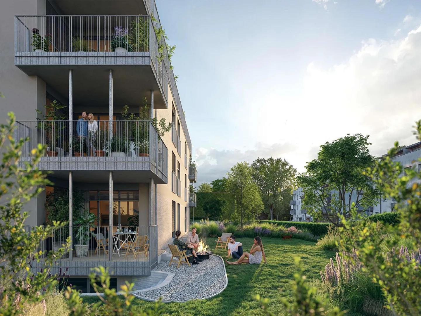 Neubau 3.5 Zimmerwohnung in Oberwil - Foto 3 von 4