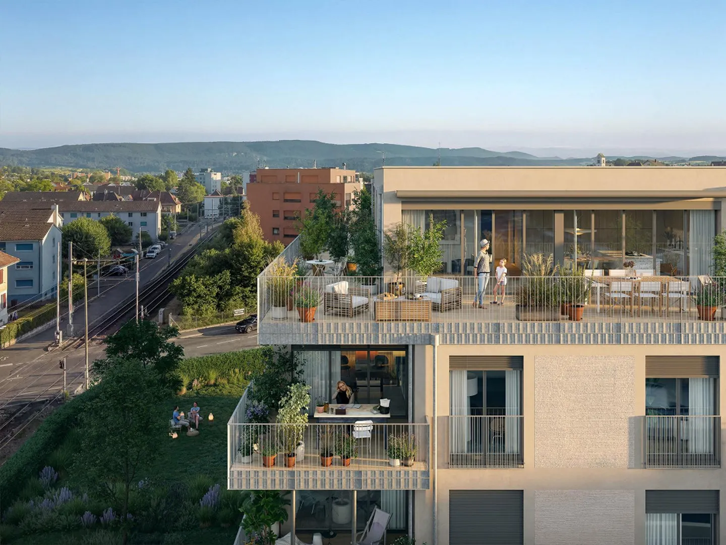 Neubau 3.5 Zimmerwohnung in Oberwil - Foto 4 von 4