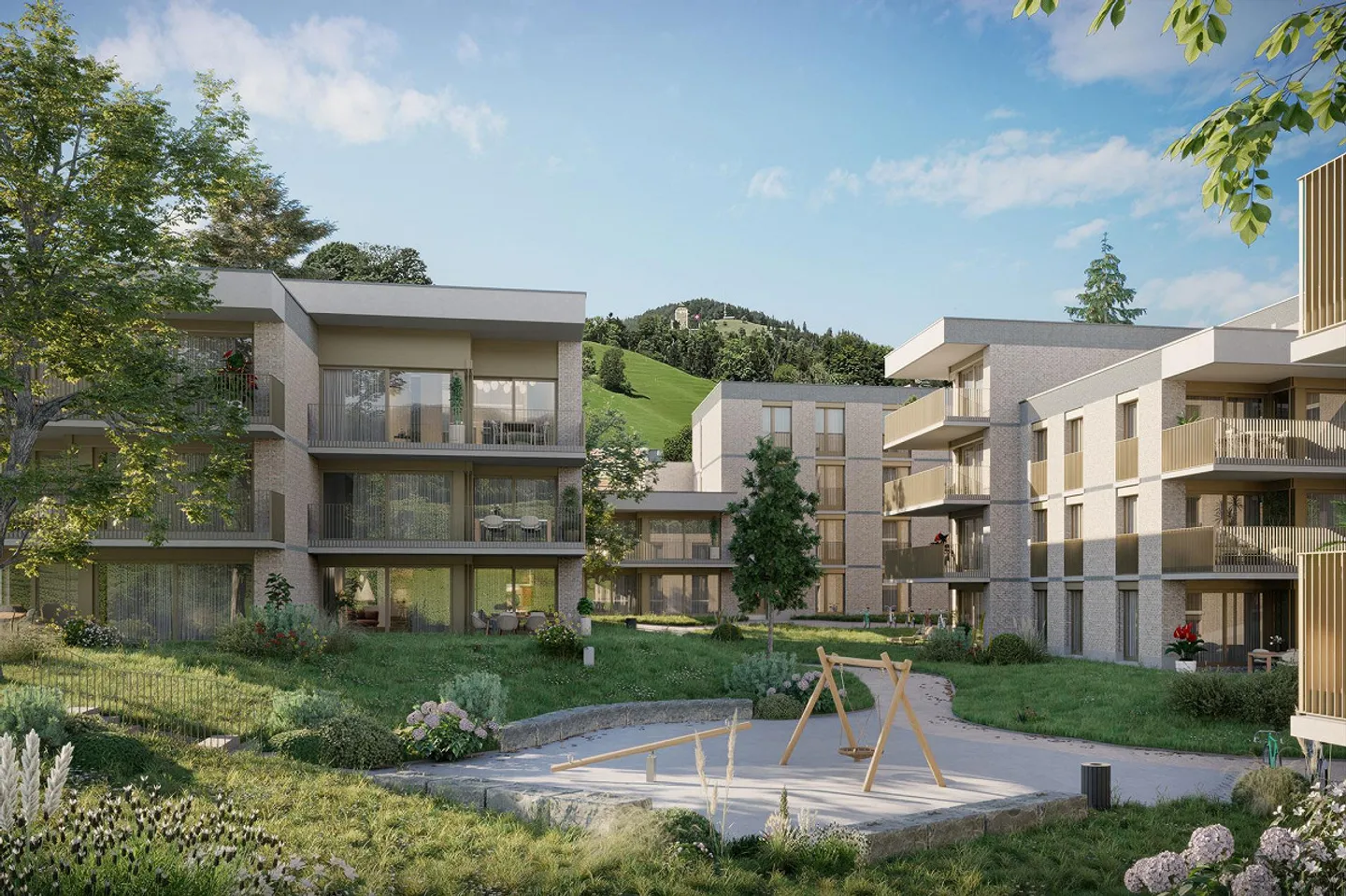 Erstbezug - neue 2.5 Zimmerwohnung im Zentrum von Wattwil zu vermieten - Foto 1 von 10